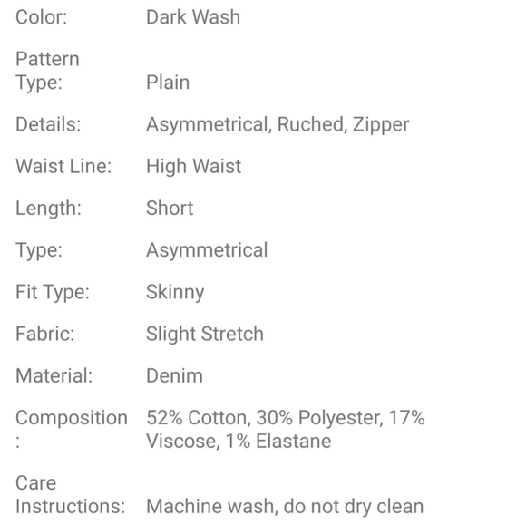 Denim Mini Skirt - Picture 5 of 5